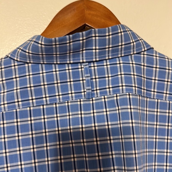 NWT LINCS Davidchu MENS CASUAL BUTTON DOWN SHIRT SIZE XXL BLUE COLOR - Picture 9 of 15